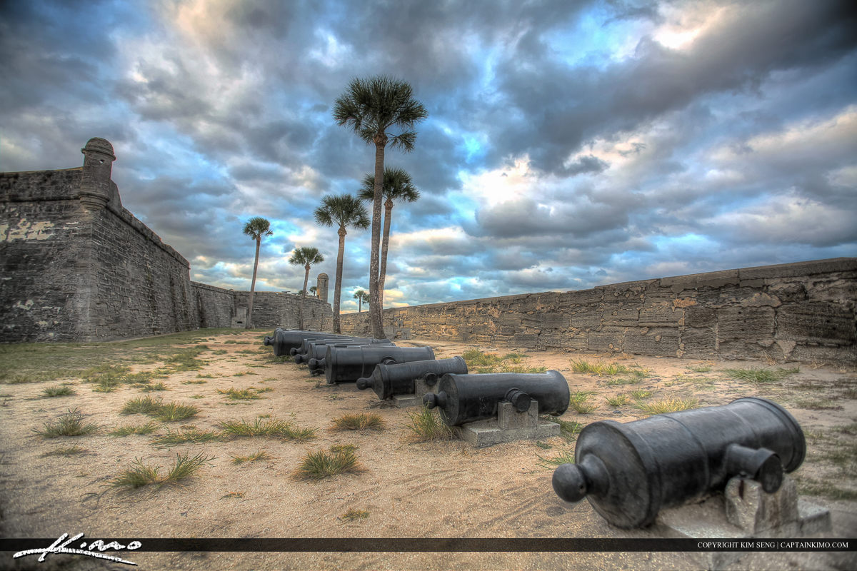 Cannons Castillo de San Marcos Fort St. Augustine Florida