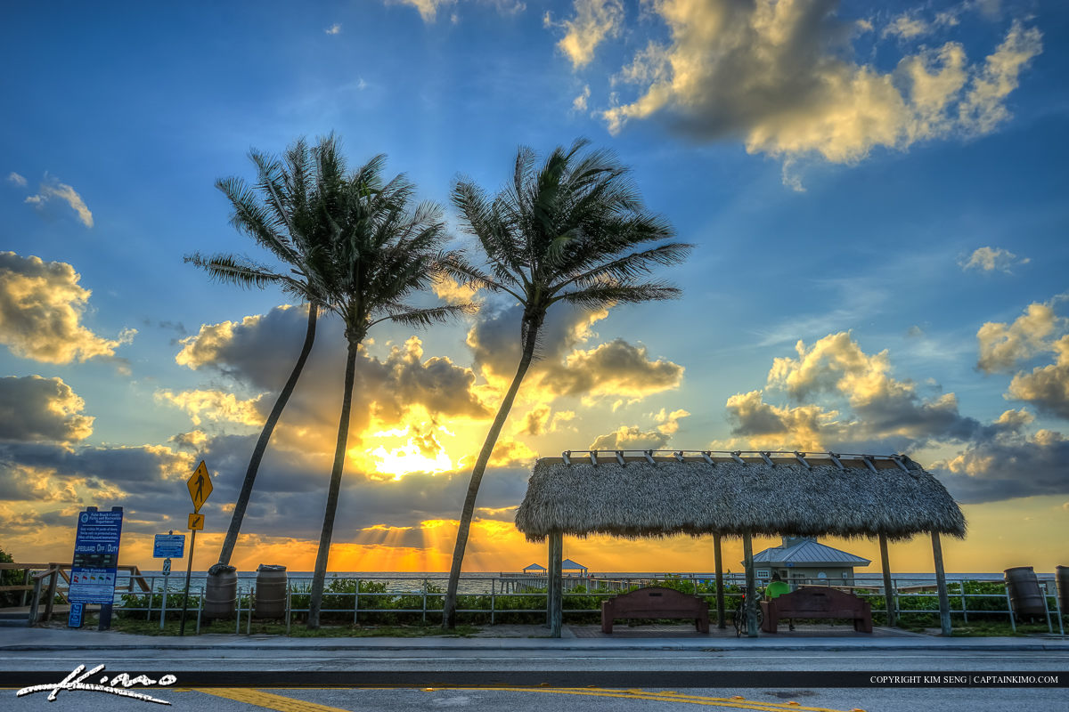 Juno Beach Park at sunrise Palm Beach County Florida