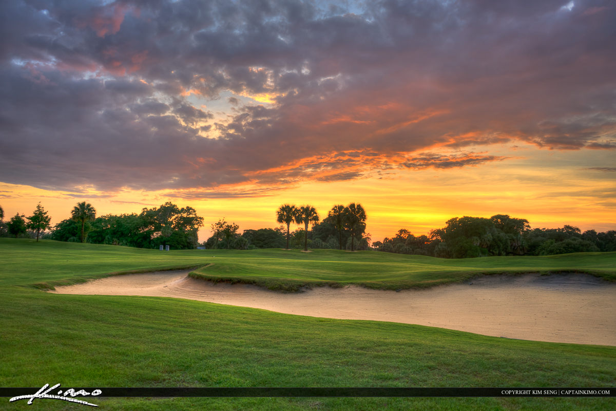 Sunset North Palm Golf Course Florida