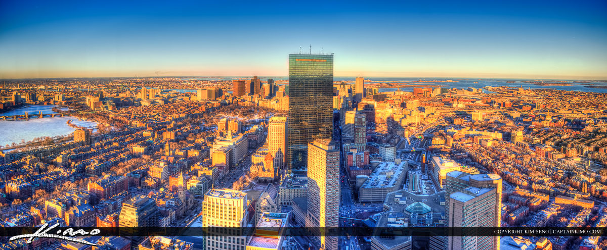 Boston Skyline Aerial