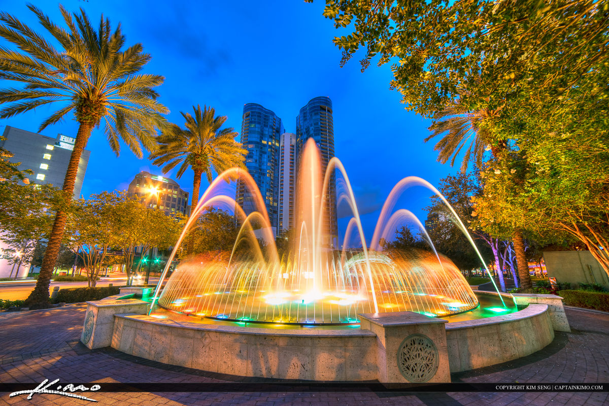 Fort Lauderdale New River Water Fountain