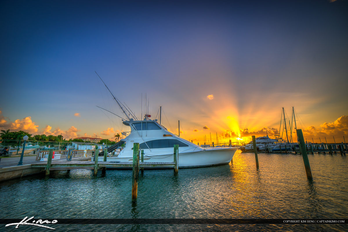Fort Pierce Marina Sunset Yacht