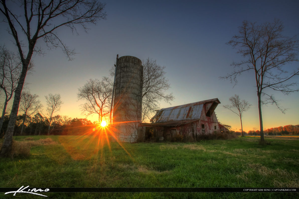 Murfreesboro Tennessee Old Barn at Sunrise
