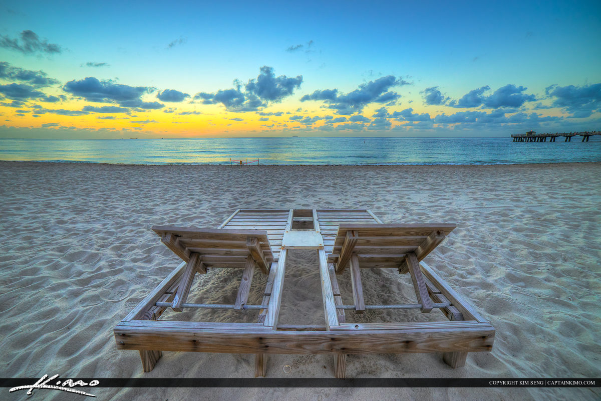 Pompano Beach Sunrise with Beach Chair