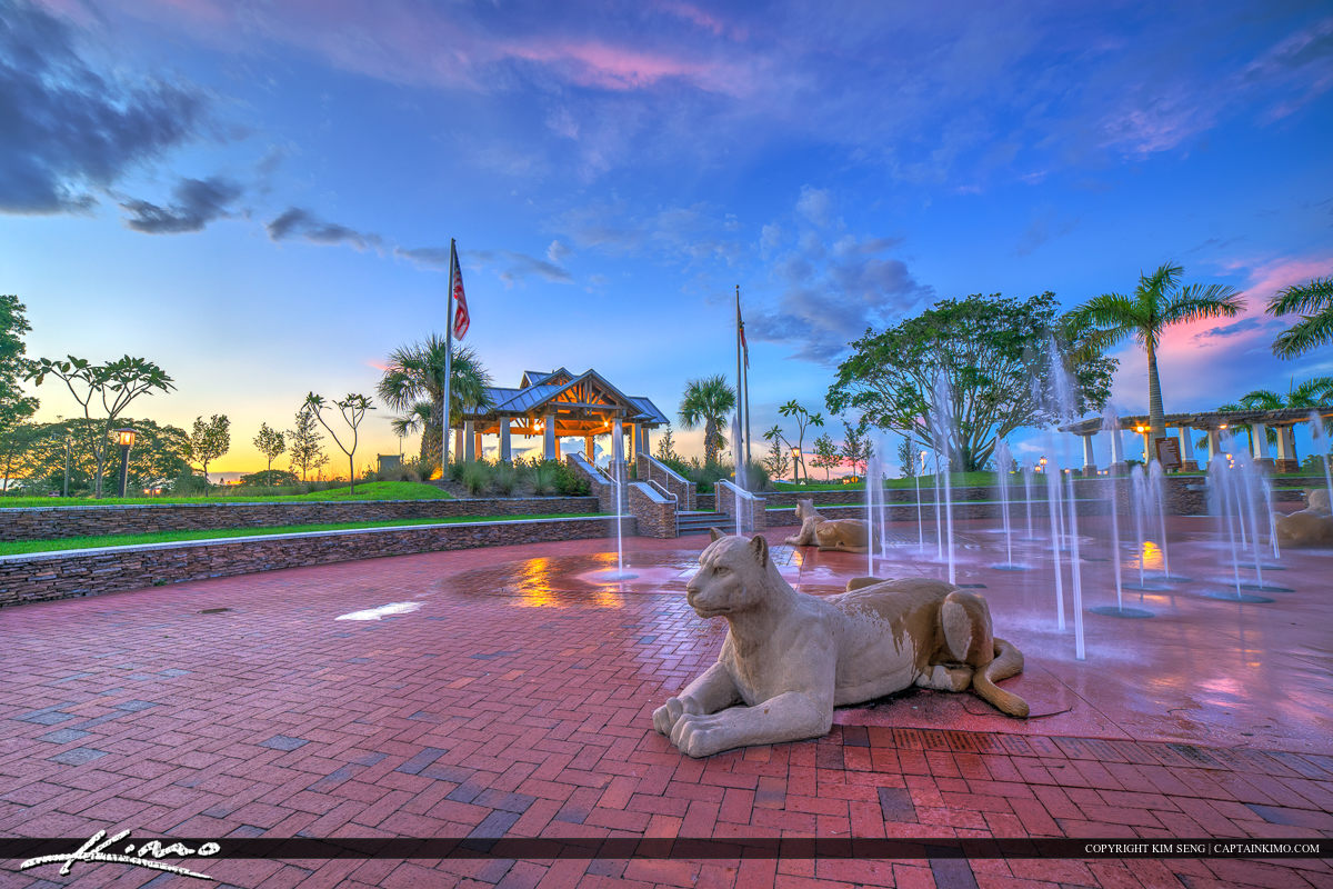 Royal Palm Beach Florida Commons Park at Fountain
