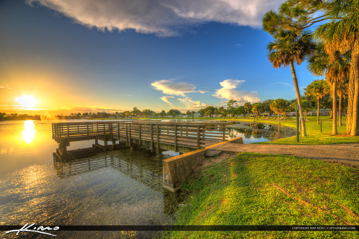 Royal Palm Beach Florida Pier at Park