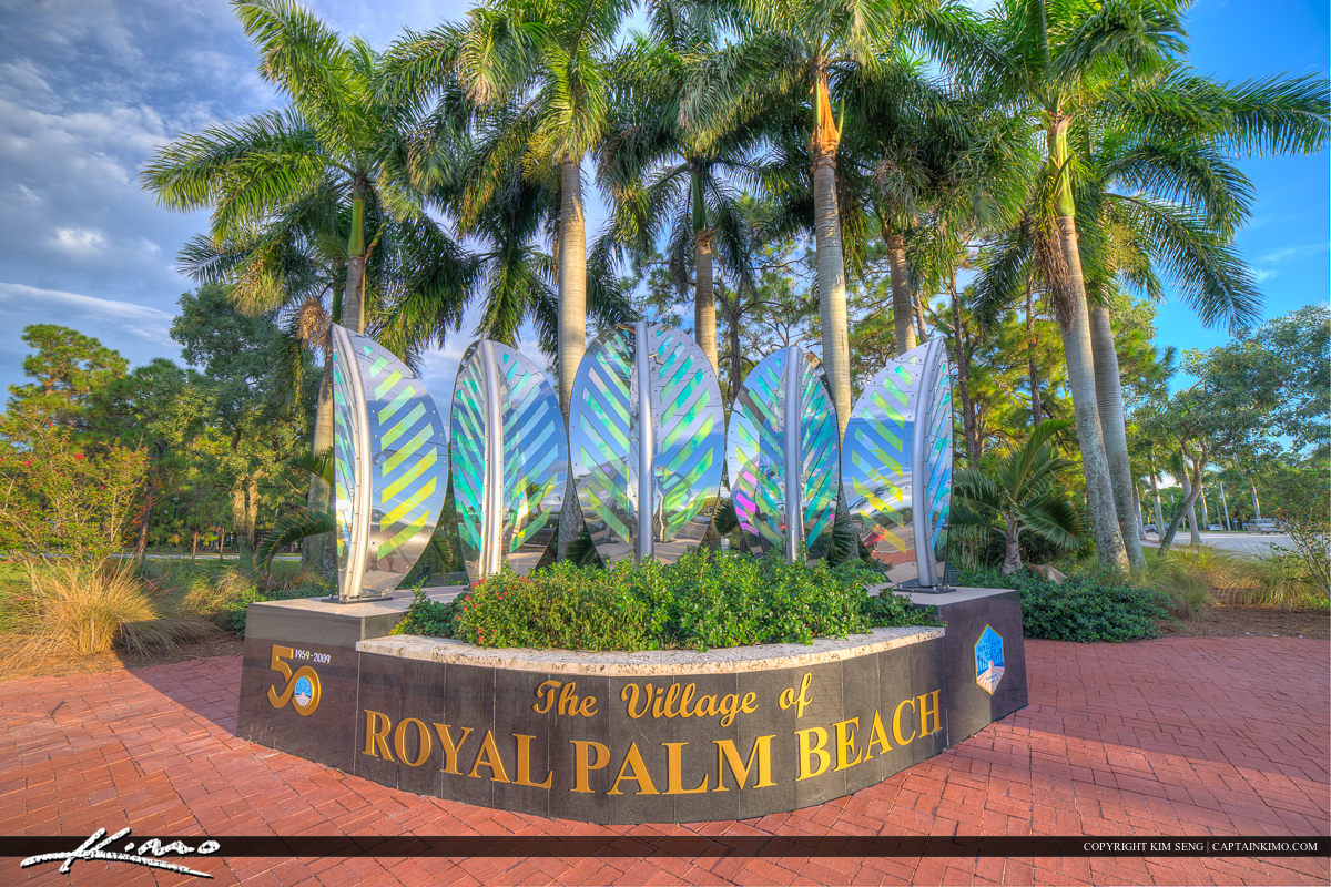 Royal Palm Beach Florida Welcome Sign