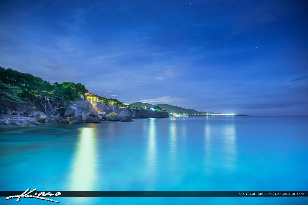 Curacao Travel Caribbean Islands Blue Waters Night Sky