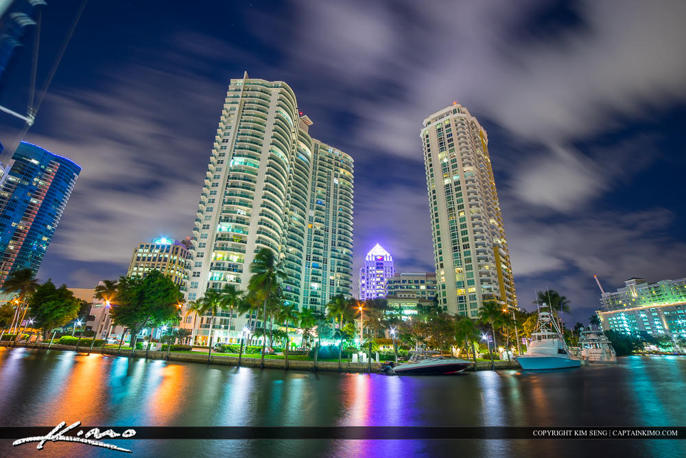 Fort Lauderdale Downtown City at New River Tall Buidling Condo