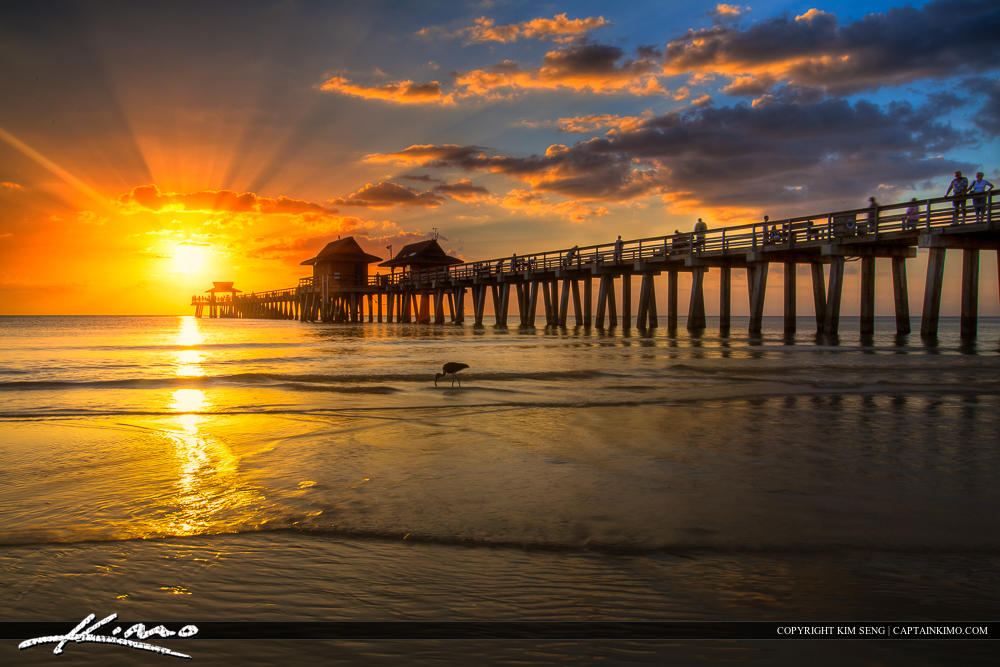 Naples Florida Sunset at Pier