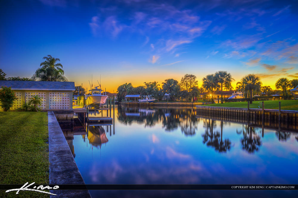 Waterfront Property at Palm Beach Canal Real Estate