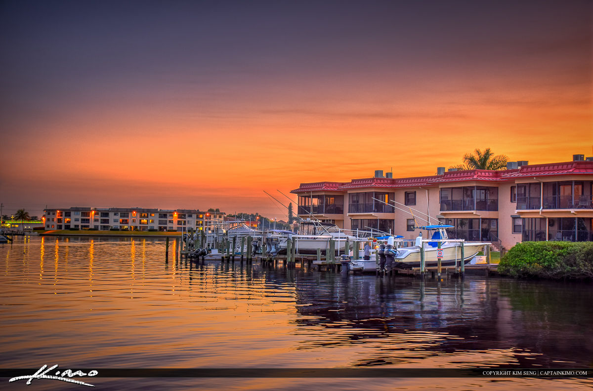 North Palm Beach Waterway Boat Dock